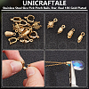 Unicraftale 16Pcs 4 Styles 304 Stainless Steel SIce Pick Pinch Bails STAS-UN0059-73G-5