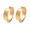 304 Stainless Steel Polishing Effect Hoop Earrings EJEW-M001-40B-G-4