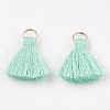 Polycotton(Polyester Cotton) Tassel Pendant Decorations FIND-S280-09-1