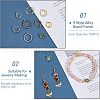 SUPERFINDINGS 60Pcs 3 Style Brass Bead Frames KK-FH0002-16-5