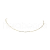 304 Stainless Steel and ABS Imitation Pearl Necklaces NJEW-JN05267-3