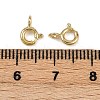 Brass Spring Ring Clasps KK-A257-13B-G-3