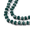 Opaque Solid Color Glass Beads Strands GLAA-N052-04-A09-3