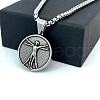 Stainless Steel Pendant Necklace CI8024-4