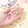 300Pcs 12 Colors ABS Plastic Bead KY-CJ0001-68-4