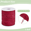   1 Roll 100 Yards Round Nylon Braided Thread NWIR-PH0002-22A-2