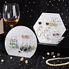 AHADERMAKER 2Pcs 2 Styles Acrylic Earring Display Stands EDIS-GA0001-06-5