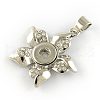 Alloy Rhinestone Jewelry Pendants Making PALLOY-R092-02-1