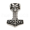 Viking 316 Surgical Stainless Steel Pendants STAS-E212-97AS-1