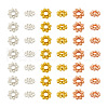 Craftdady 300Pcs 3 Colors Alloy Daisy Spacer Beads PALLOY-CD0001-11-3