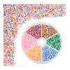   60G 6 Colors Glass Seed Beads GLAA-PH0003-68D-7