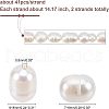  2 Strands Natural Cultured Freshwater Pearl Beads Strands PEAR-NB0001-10-5
