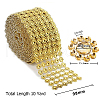 Plastic Sparkling Flower Shape Mesh Wrap Roll DIY-CJC0001-08B-2