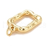 Rack Plating Real 18K Gold Plated Brass Pendants KK-E275-04G-2