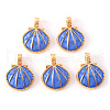 Alloy Enamel Pendants ENAM-S121-144B-1