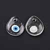 Handmade Lampwork Evil Eye Pendants LAMP-E106-01C-2