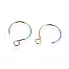 Ion Plating(IP) 304 Stainless Steel Earring Hooks STAS-L216-02B-M-2