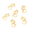 304 Stainless Steel Charms STAS-O142-48G-1