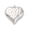 304 Stainless Steel Pendants STAS-P386-03P-C-1