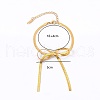 Stainless Steel Herringbone Chain Bracelets AO9100-1-1