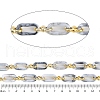 Rack Plating Acrylic & CCB Plastic Chain CHAC-H001-01E-2