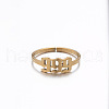 Number 201 Stainless Steel Adjustable Cuff Rings FS-WG22891-17-2