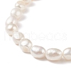 Mother's Day Jewellery Natural Baroque Keshi Pearl Beaded Necklace with 304 Stainless Steel Clasp for Women NJEW-JN04083-2