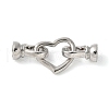 Brass Fold Over Clasps KK-M320-19P-1