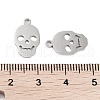316 Surgical Stainless Steel Pendants STAS-C096-08A-P-3