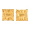 Ion Plating(IP) 304 Stainless Steel Stud Earrings for Women EJEW-L272-027G-01-1