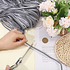 Reflective Cotton Ribbons SRIB-WH0011-283-3