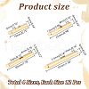 Unicraftale 48Pcs 4 Styles 304 Stainless Steel Slide On End Clasp Tubes STAS-UN0058-14-3