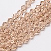 Transparent Glass Beads Strands EGLA-A039-T4mm-D12-1