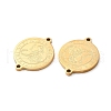 Ion Plating(IP) 304 Stainless Steel Connector Charms STAS-C074-11G-08-2