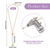 304 Stainless Steel Cable Chain Necklace Makings NJEW-TAC0012-02-3