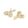 10Pcs Brass Charms KK-V006-05G-01-3