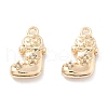 Brass Micro Pave Cubic Zirconia Charms KK-M102-01G-1
