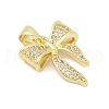 Brass Micro Pave Cubic Zirconia Pendants KK-D317-098B-G-2