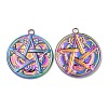 304 Stainless Steel Pendants STAS-Z041-41RC-1
