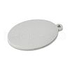 304 Stainless Steel Stamping Blank Tag Pendants STAS-D365-03P-2