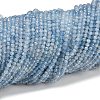 Natural Aquamarine Beads Strands G-RM250101-B32-2