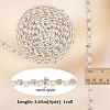   4 Yards Polyester Wavy Lace Ribbon OCOR-PH0004-78A-2