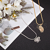CHGCRAFT 304 Stainless Steel Snake Chain Necklaces NJEW-CA0001-02-5