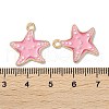 Alloy Enamel Pendants ENAM-O001-08E-G-3