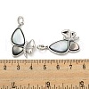 Brass Micro Pave Clear Cubic Zirconia Pendants KK-L211-019P-03-3