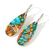 Bohemian Emperor Stone Teardrop Dangle Earrings HQ3586-1-2