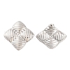 Tarnish Resistant Ion Plating(IP) 304 Stainless Steel Stud Earrings EJEW-G395-10P-1