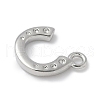 U-Shaped Brass Pendants KK-Q091-06P-2
