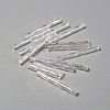 Transparent Colours Rainbow Glass Twist Bugle Beads GLAA-WH0039-11C-1