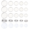 Unicraftale DIY Blank Dome 304 Stainless Steel Brooch Making Kit DIY-UN0056-16-1